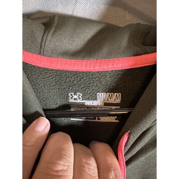 Under Armour Hoodie Womens Medium UA Storm Pink Camo Pullover Sweatshirt - Picture 4 of 6